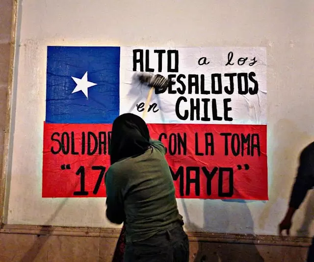 Solidaridad internacional con la lucha por la vivienda en Chile